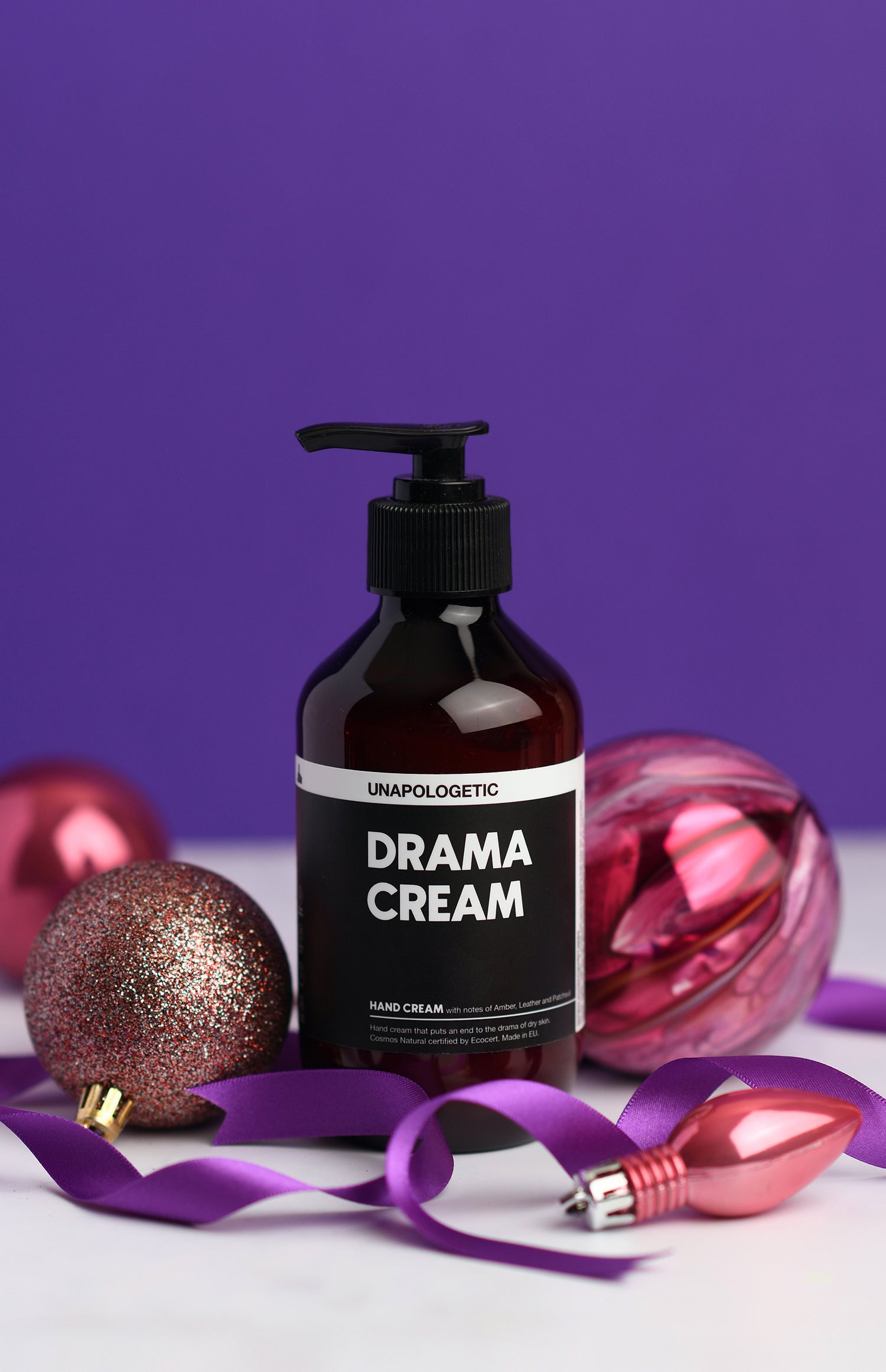 DRAMA CREAM - Woody Amber & Leather Body Cream