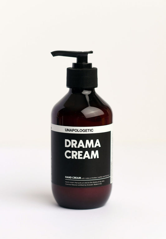 DRAMA CREAM - Woody Amber & Leather Body Cream