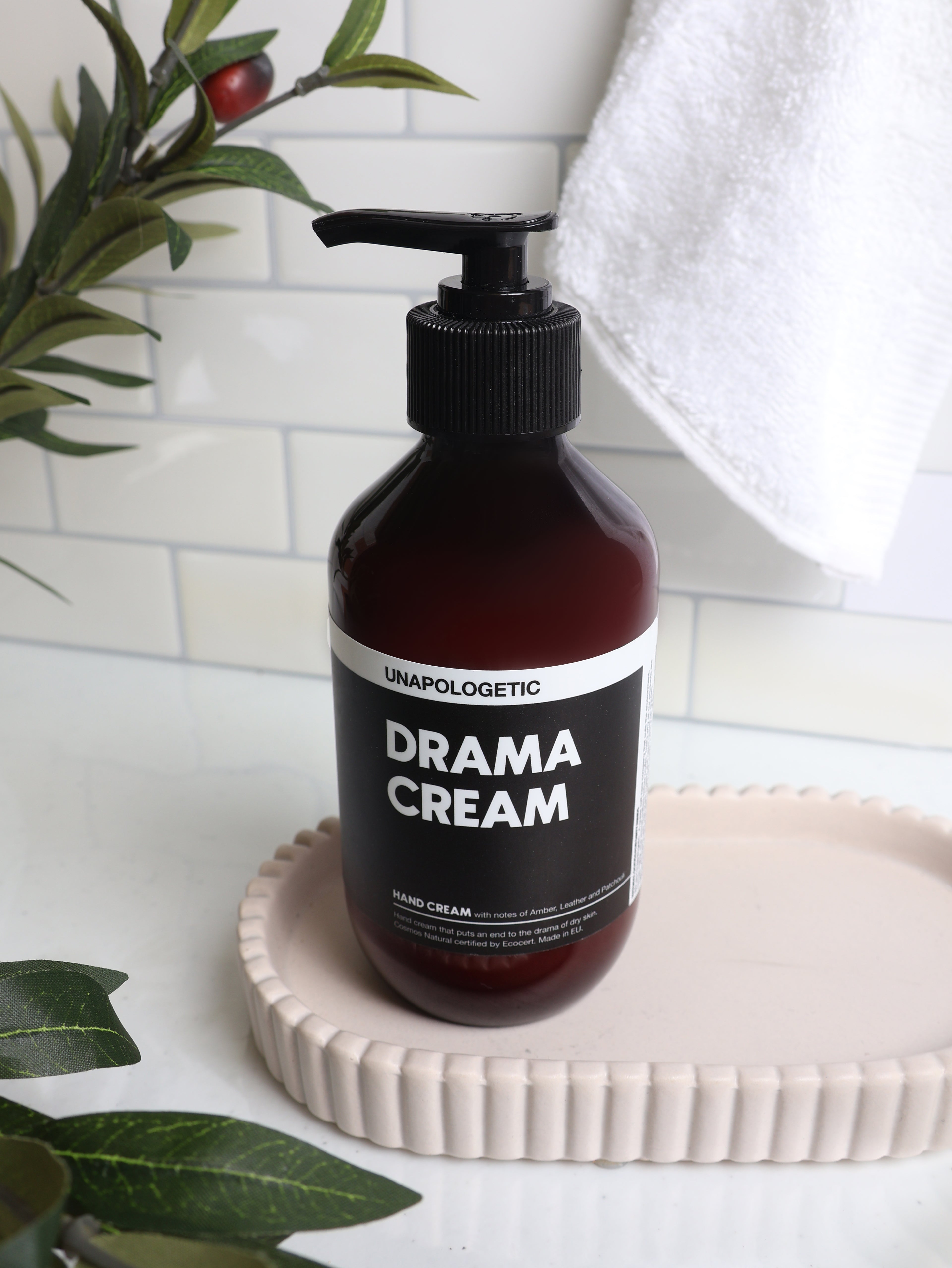 DRAMA CREAM - Woody Amber & Leather Body Cream