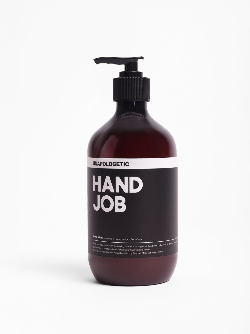 HANDJOB - Peppermint & Dark Cedar Hand Wash