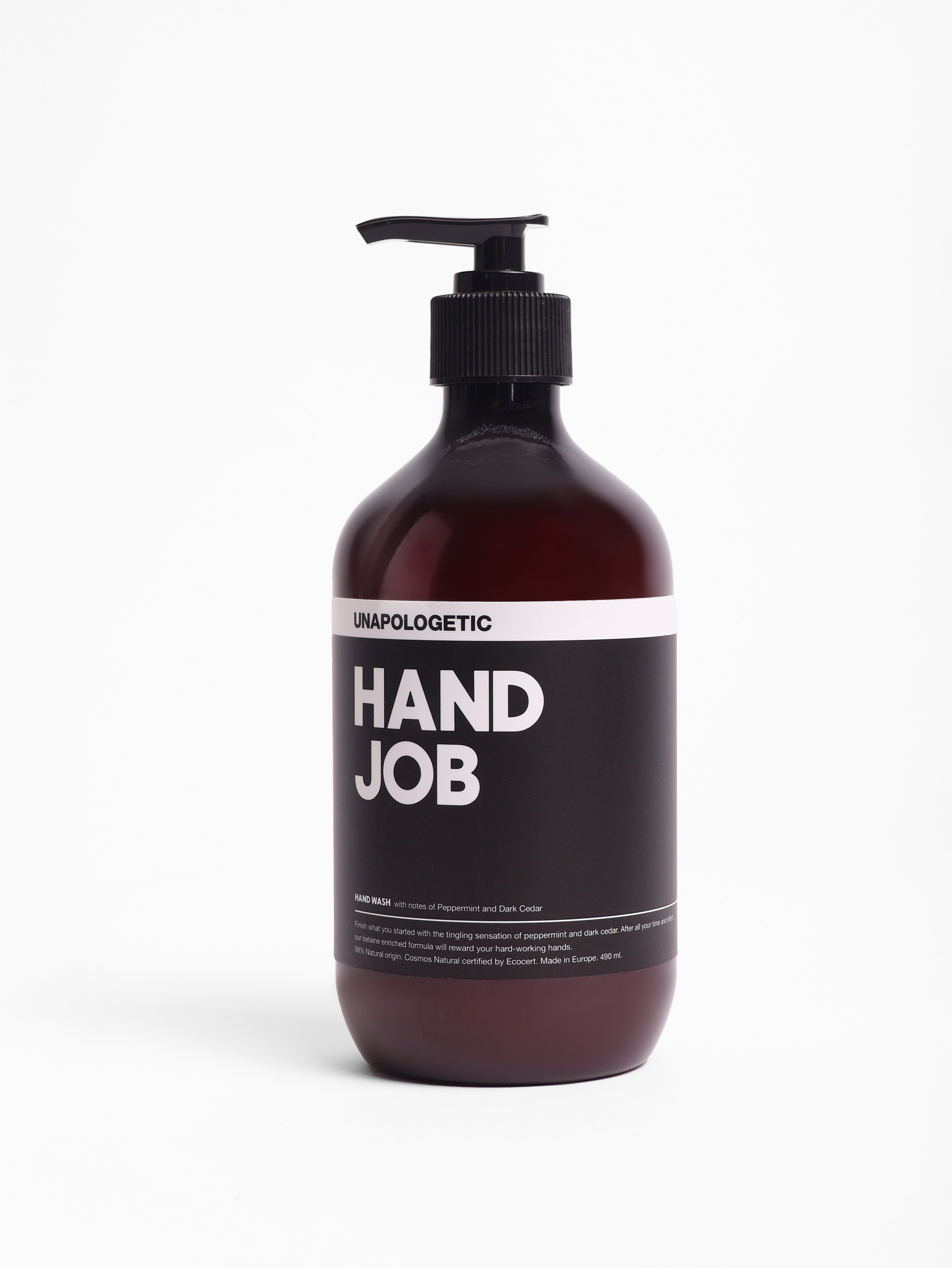 HANDJOB - Peppermint & Dark Cedar Hand Wash